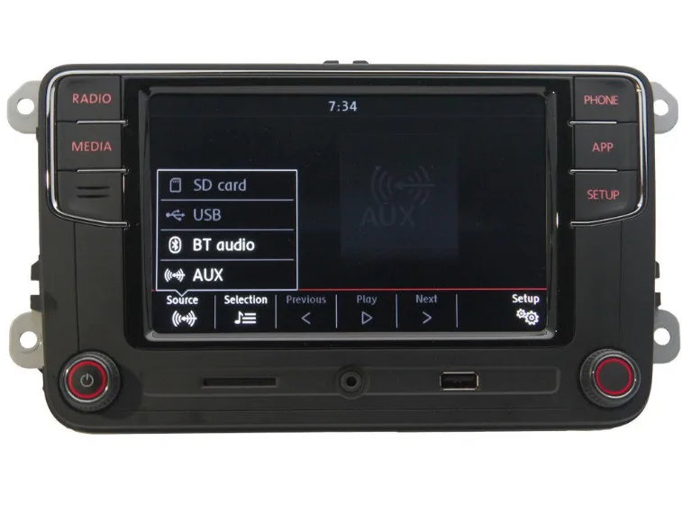 Автомагнитола OEM RCD330 187B мультимедийное радио для VW/Volkswagen/Golf/Passat/B7/B6/Skoda/Seat/Octavia CarPlay Android Auto
