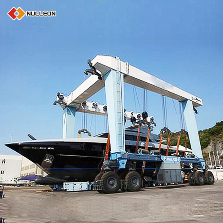 500 ton Yacht Handling Machine Boat Lifting Gantry Crane for Sale