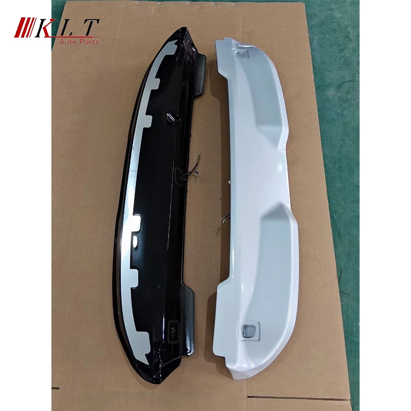 KLT Auto parts Plastic material with flowing lights modified rear led spoiler For Pajero V93 V97 2006-2020