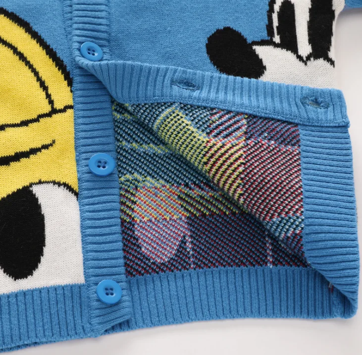 
File Cartoon Character Cotton Quality Baby Sweater 