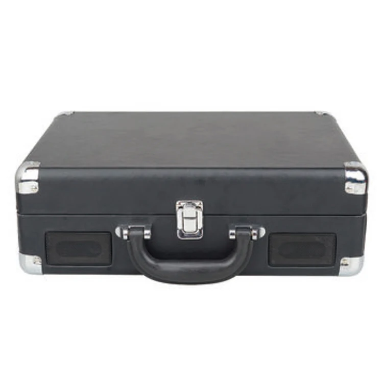 Retro Vinyl Record Player Home Audio Portable Turntable With BT Speakers