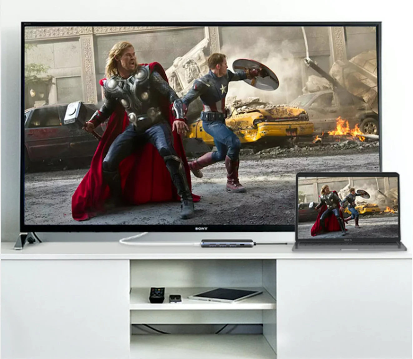 
IKATAK 2020 New Aluminum Acrylic USB-C Adapter 3 USB3.0 HDMI PD Charging USB C Hub 