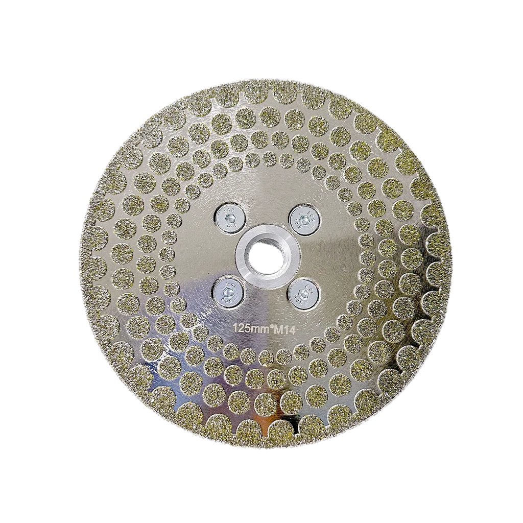 5 Inch Double-Sided Electroplated Diamond Cutting Disc Grinding Granite Ceramic Tile Glass Premium Quality Optimal Performance