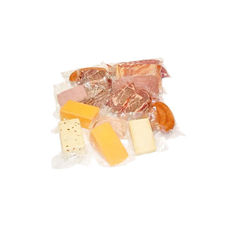 20*30cm Rice Packaging Stock PA PE Fruits Vegetables Sea Food Meat Pork Storage Embossed Vacuum Bag