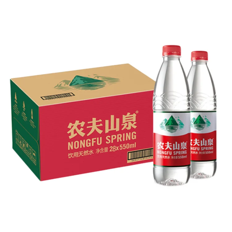 Wholesale Bottled High Quality Pure Plastic Bottle Nongfu Spring Natural Drinking Water 550ml