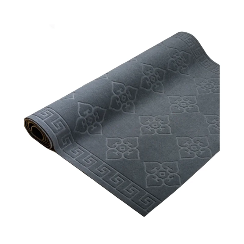 100% Polyester Needle Punched Velour Embossed Carpet Outdoor Event Carpet In Roll Used In Hallway Corridor