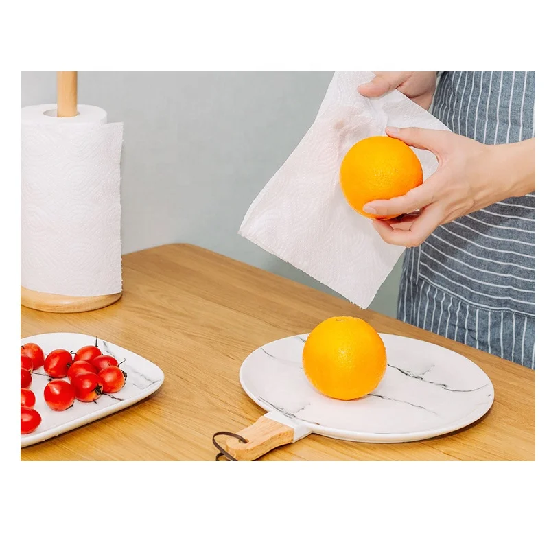 
Hot sale kitchen paper towel strong oil absorption kitchen towel embossed kitchen roll tissues 