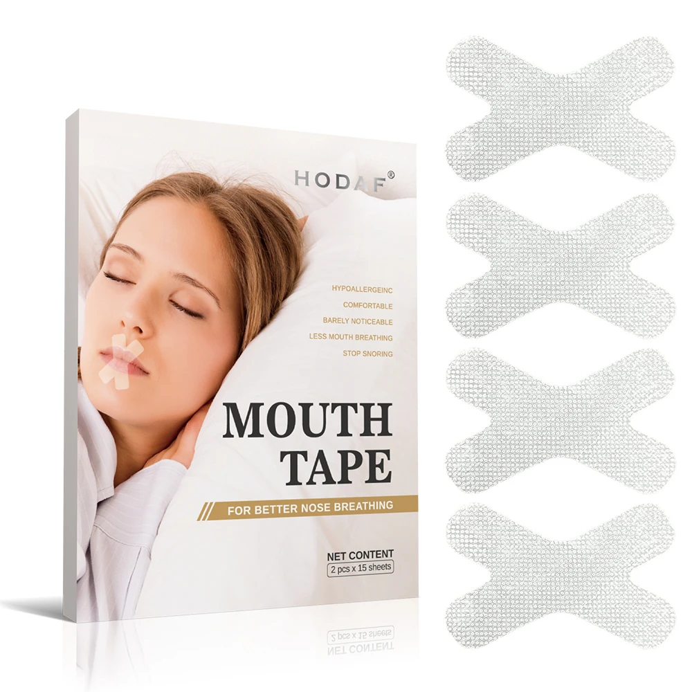 Anti Snoring Mouth Tape Anti Snore Mouth Tape Hypoallergenic Better Sleep Strips Mouth Tape for Better Nose