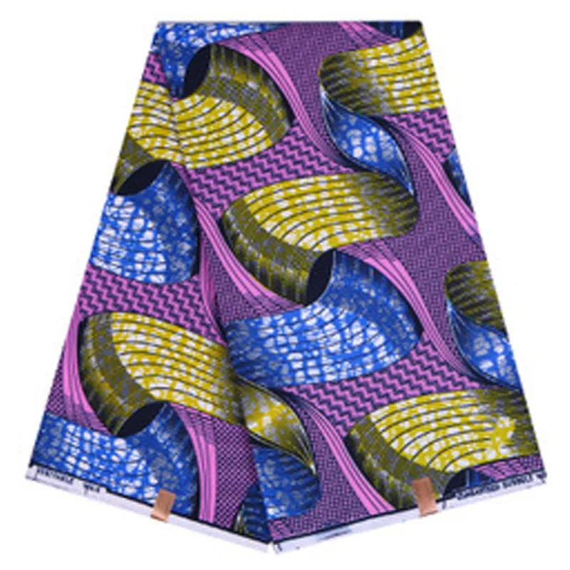 Wholesale african wax print fabric kangas with Custom Logo Print Made In China