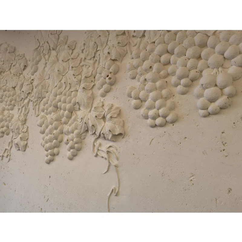Indoor art cheese white limestone wall cladding
