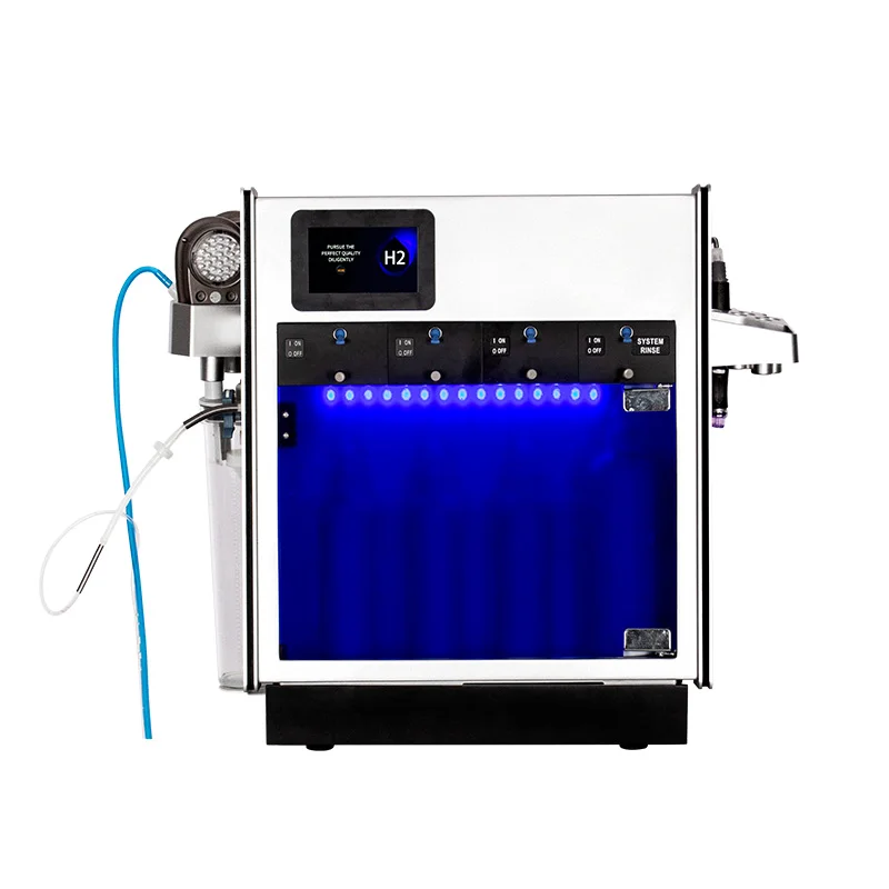 Vortex Hydro Oxygen Facial Machine for Deep Skin Cleansing Nourishing Repairing Moisturizing with UK/EU/US/CN Plugs for Spa Use