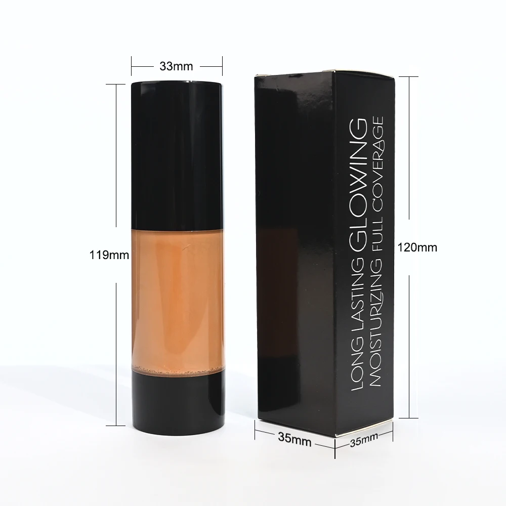 Natural Cosmetics Manufacturers Custom OEM Long Lasting Waterproof Natural Concealer Face Makeup Liquid Private Label Foundation