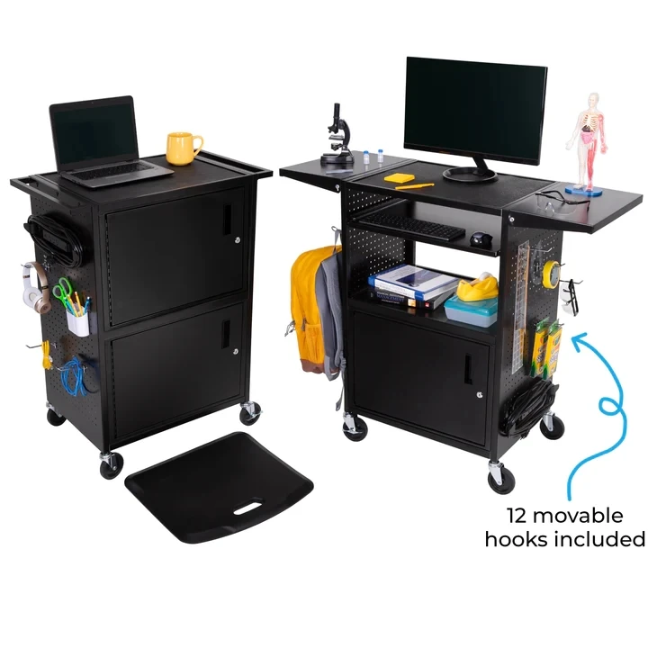 Пользовательская тележка, стальная тележка, мобильный компьютерный стол, офис, конференц-зал, рабочая станция, подвижная тележка с колесиком