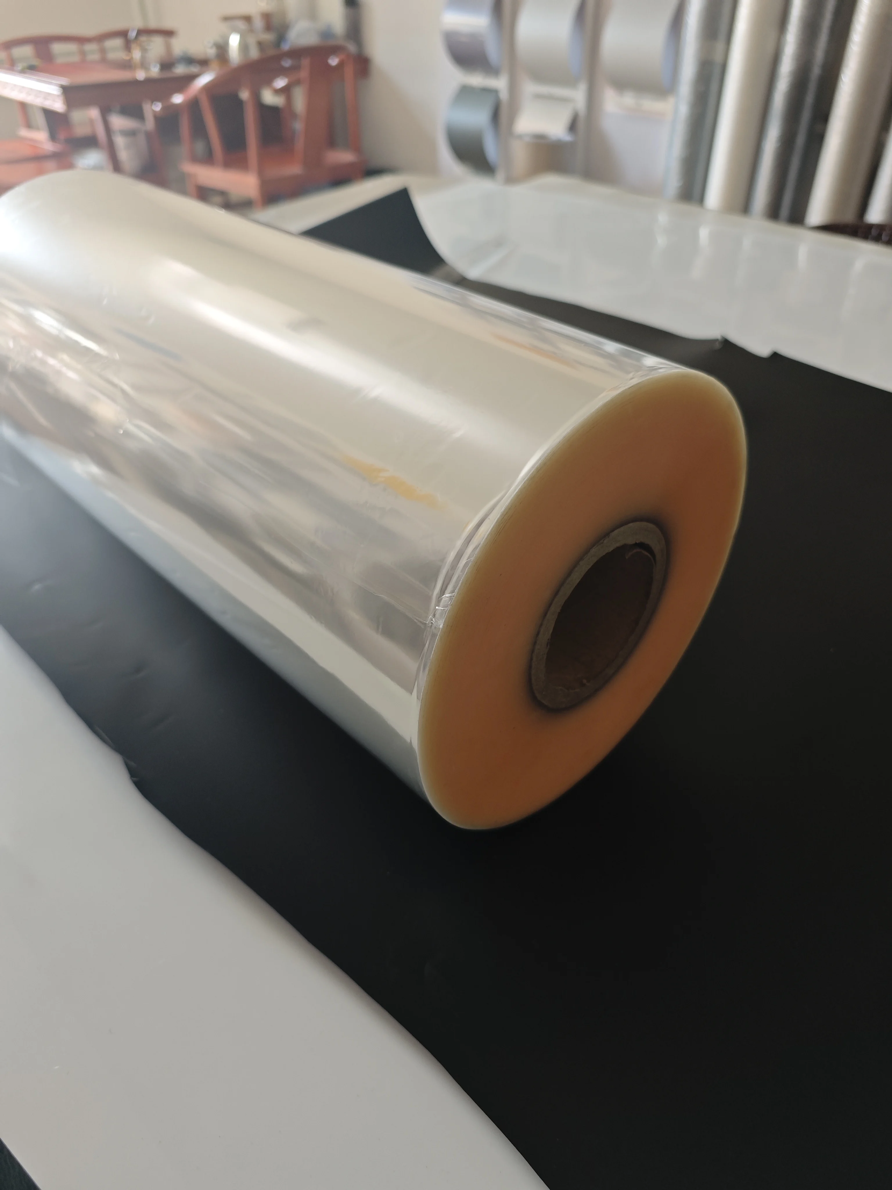 Clear 25 micron BOPP Polypropylene film Transparent Film Rolls For Printing