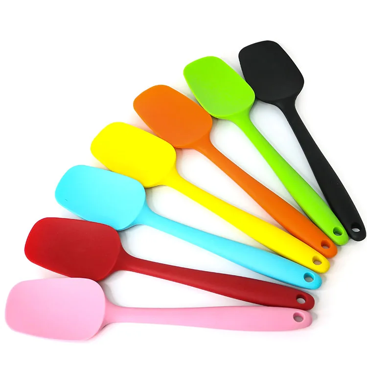 Baking tools cooking utensil silicone spatula set cake butter scraper spatula spoon