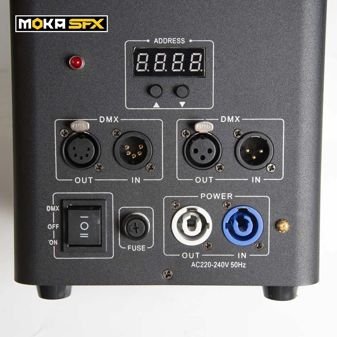 MOKA SFX Stage Effect DMX512 Control 80W Mini Size LPG Flame Genius Machine for Dj bar Concert Oversea Warehouse