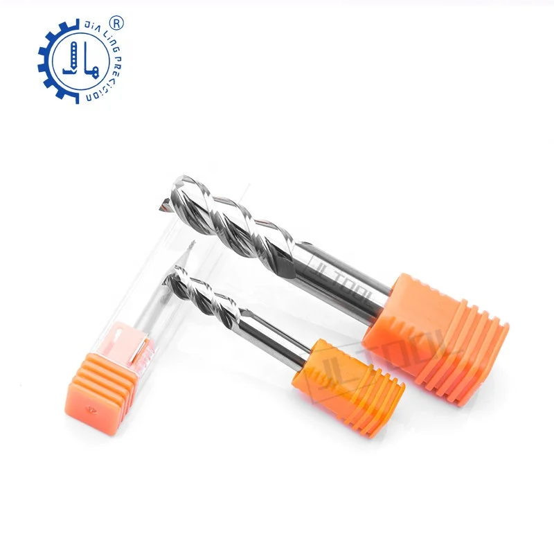 3 Flute Carbide End Mill Tool Square Nose Milling cutter 3 flute Solid Carbide End Mill for aluminium