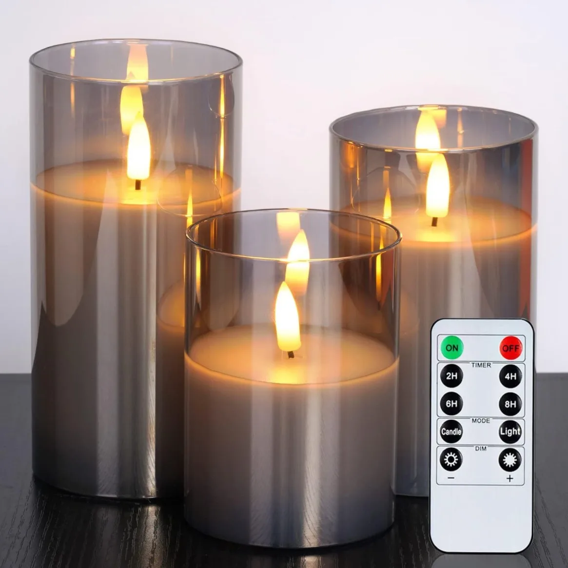 chaozhou great flameless candles led candle set indoor flameless candles with remote control