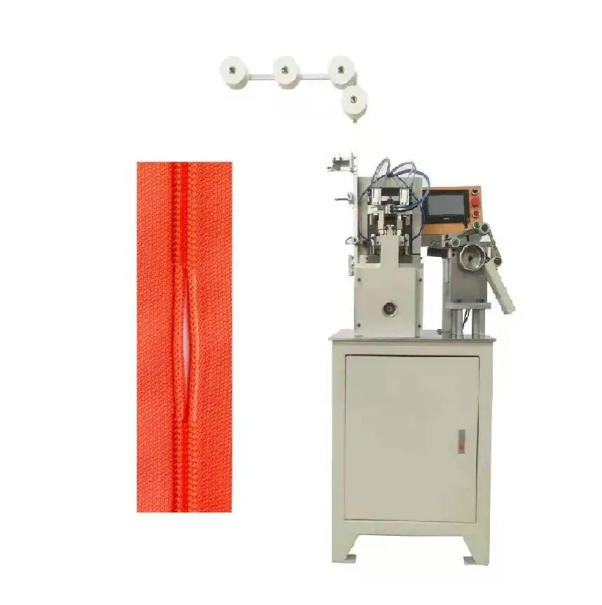 Новый продукт 2022 нейлоновая молния полностью автоматическая катушка молнии галок и половина зубцов очистка гапинга