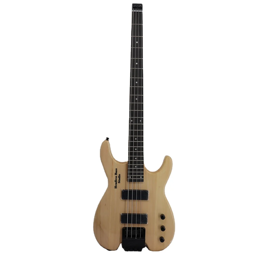 Китайская акустическая электрическая бас-гитара с 4 струнами для левой руки