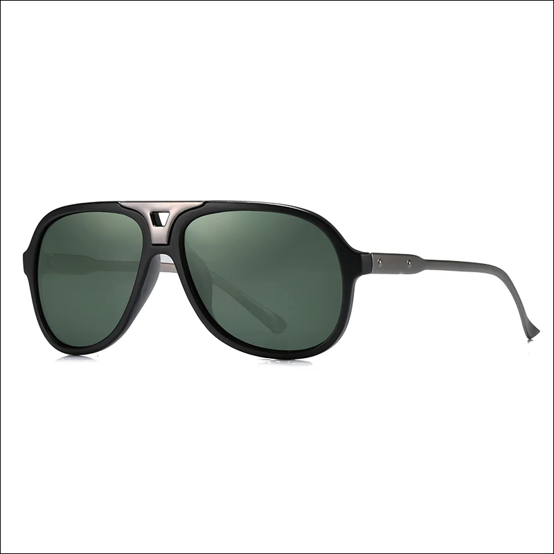 KDEAM Custom Private Label Retro Classic Mens Pilot Sunglasses Polarized Metal Eyeglasses 2019