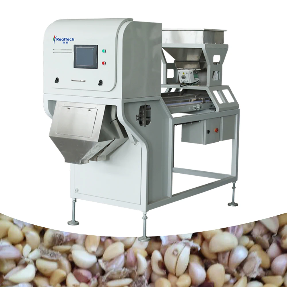 Hot sale Single Chute Belt Type Color Sorter Garlic Dried Chili Shrimp Dates Macadamia Sorting Machine