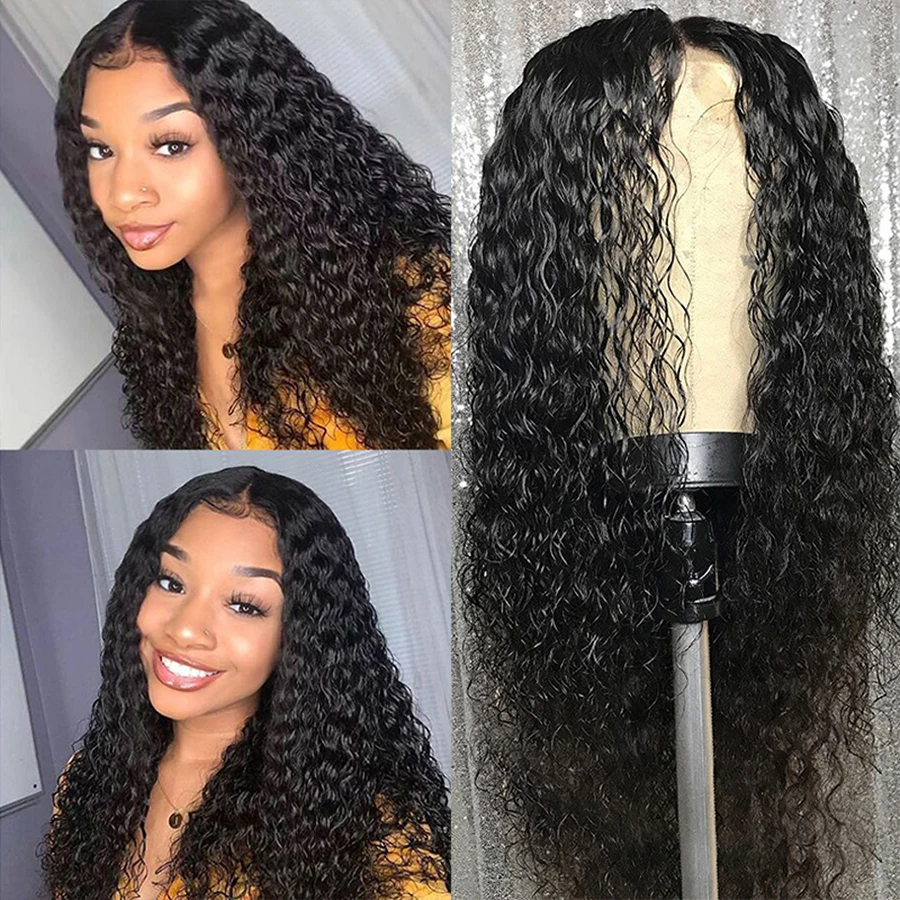 Virgin Brazilian Human Hair Lace Closure Wigs,Cheap Wholesale Natural Human Hair Wigs For Black Women,5x5 Hd Lace Closure Wig