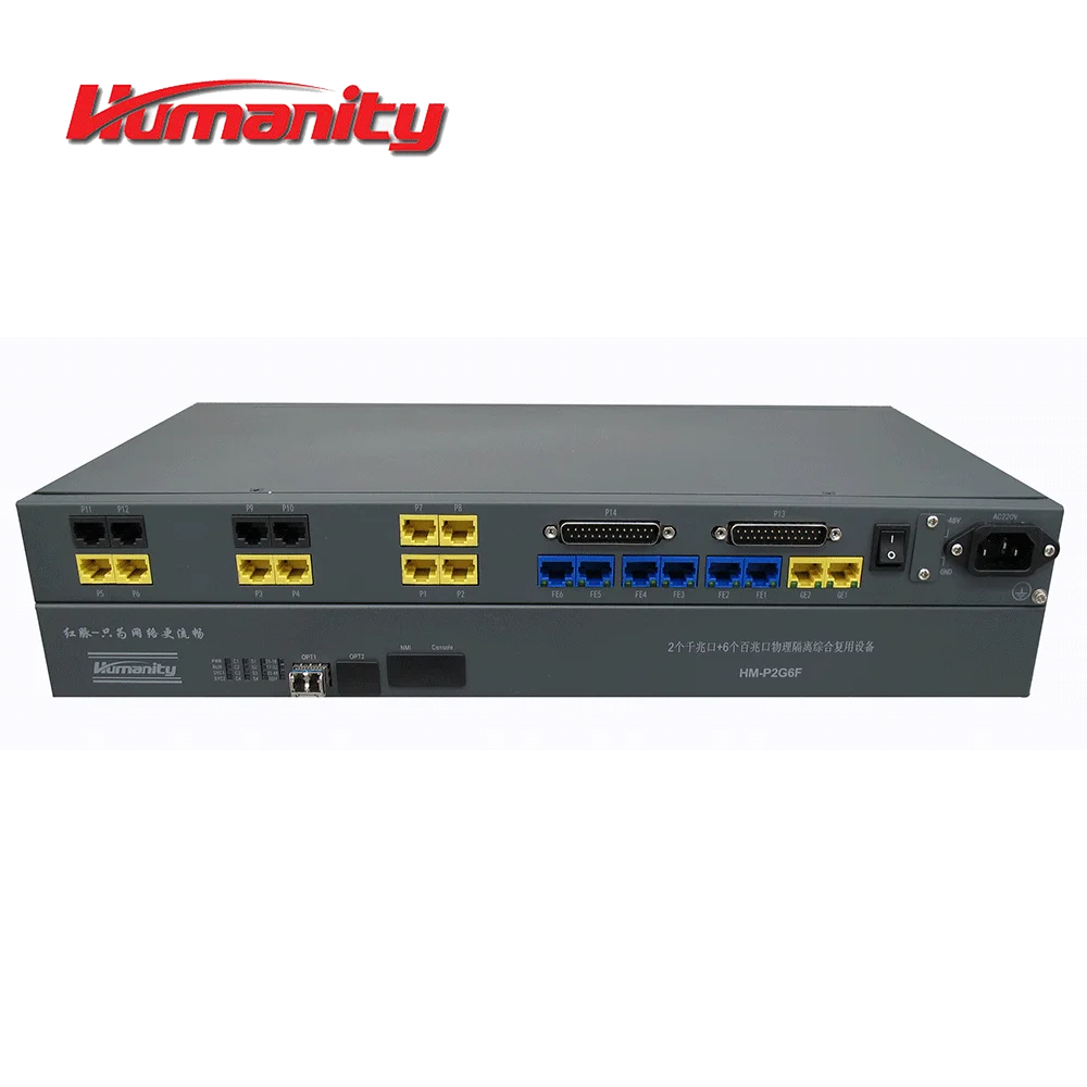 Человеческого HM-P2G6F физической изолированный Ethernet 100 м 1000 м по волоконно-оптический мультиплексор, 16E1, 48 в виде провода телефонной линии, в наличии