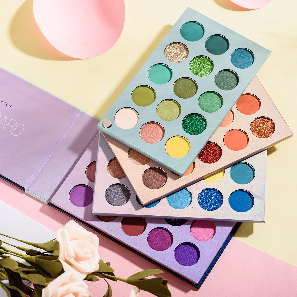  Палетка теней BEAUTY GLAZED для макияжа глаз тени век 60