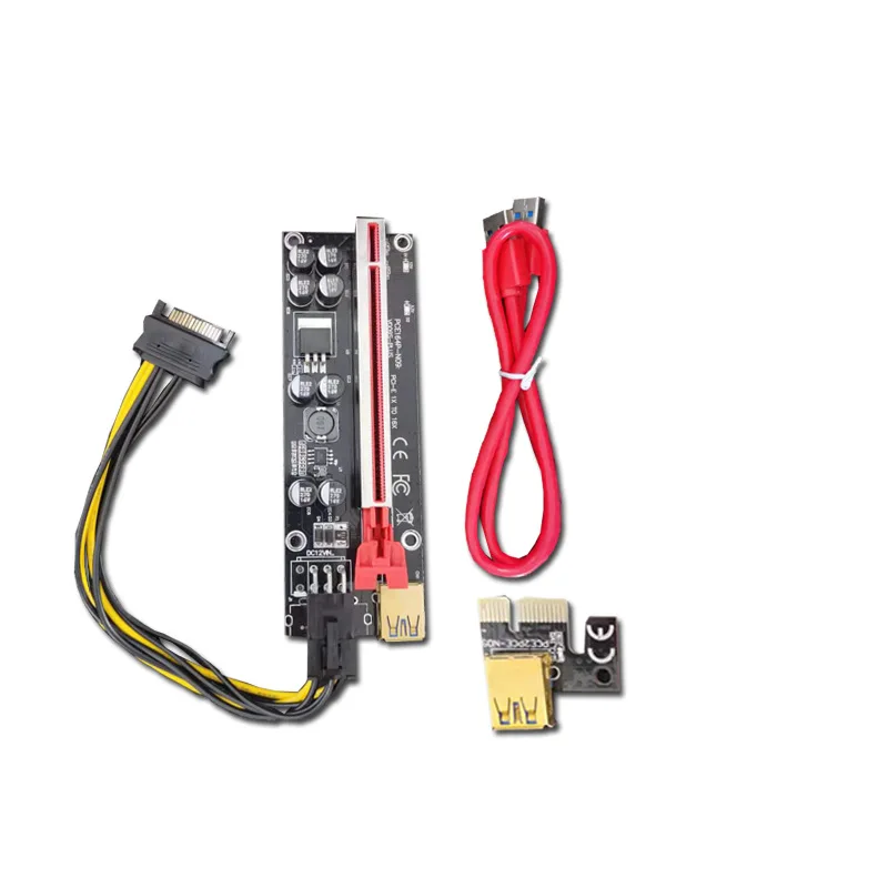 009S PCI-E Райзер 1X до 16X Графический удлинитель GPU Rise v009S 009 pcie