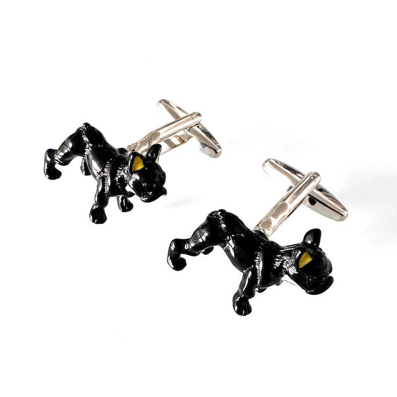 Keer necktie and accessories High-end dog design cufflinks for men