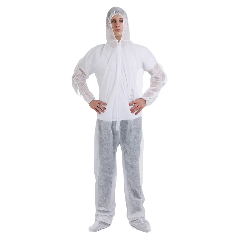 
China factory cheap wholesale non-woven medical protective isolation clothing 