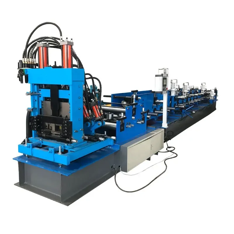 Metal Customize Strut Slotted Furring Channel Purlin Roll Forming Machine