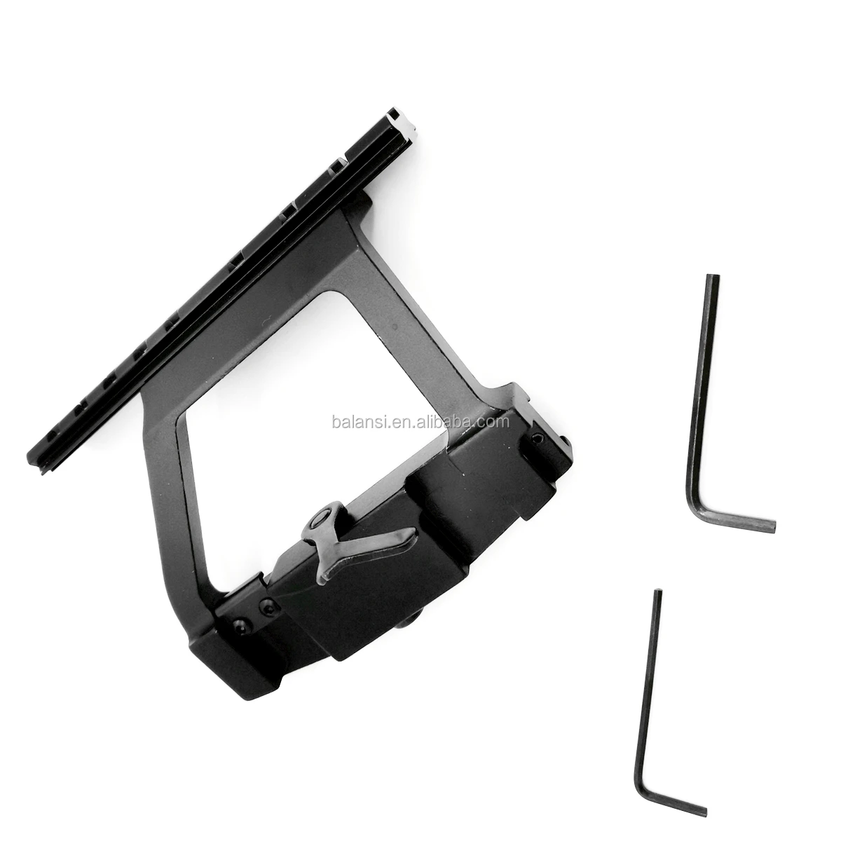 
havy Duty Quick release 11mm Rail Tactical ak 47 Side mount Rail Lock Scope Mount Base Compatible with AK 74U Rifle 