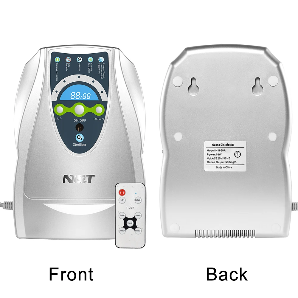 Portable Ozonizer Air Water Ozonator Ozone Disinfector N1668A Nanbai for kitchen home office