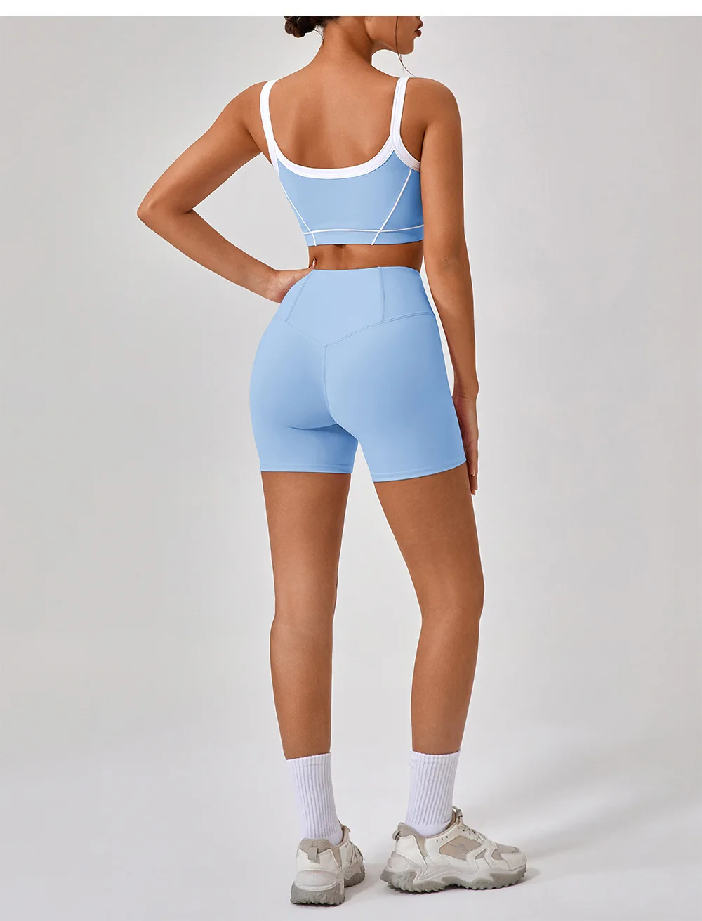 RUIQUWIN OEM Wholesale High Quality Sports Wear Comfort Gym Sport Wear Fitness Workout  Tight Outdoor Sports Set