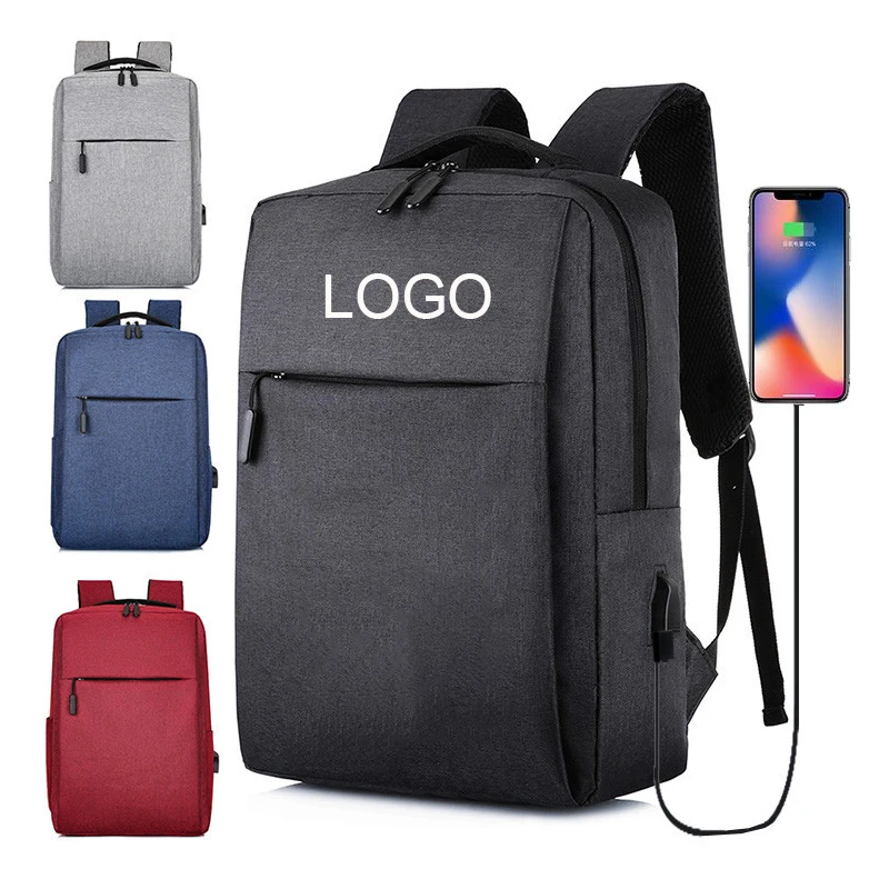 custom logo other backpacks large capacity waterproof university laptop backpacks bags packs with USB port