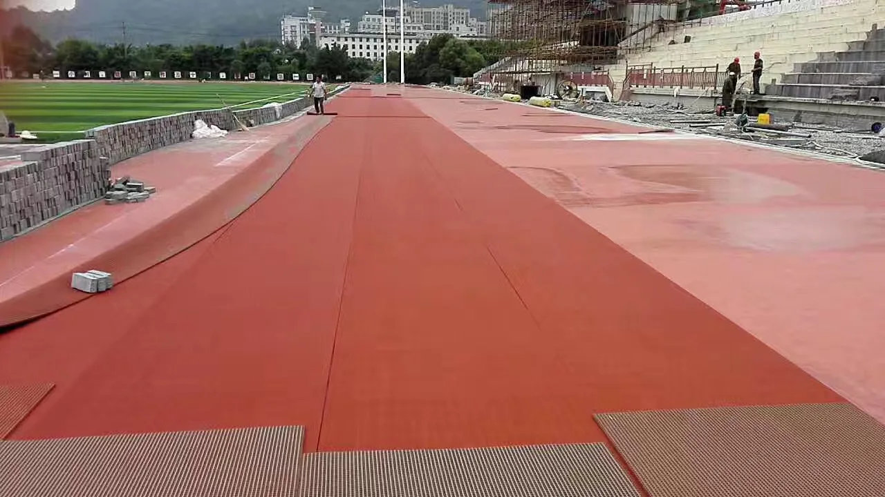 High Quality Customized Rubber Running Track for Soccer Red soccer Track Mat for School
