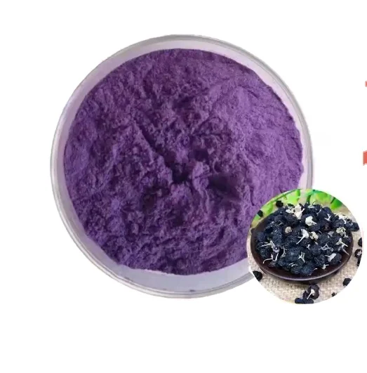 Top Quality Chinese Herbs Manufacturer Faitury Wholesale Natural Organic Black Wolfberry Powder Bulk Black Goji Berry Powder