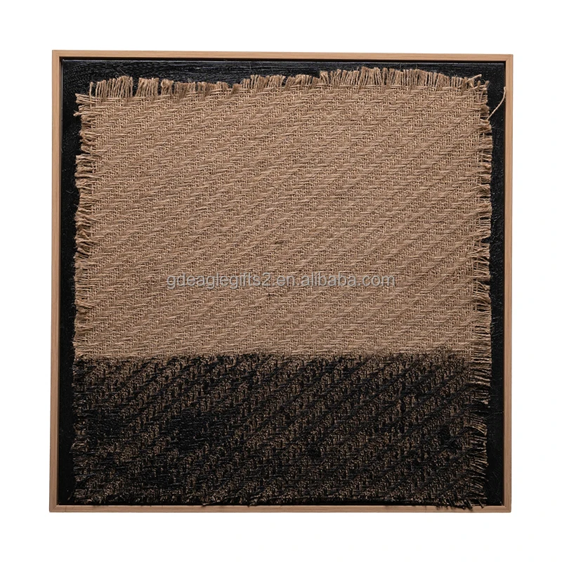 EAGLEGIFTS Custom Large Size 52cm Black Gray 3D Textured Wall Art and Painting Abstract Art Design Print Fabric for Art Works