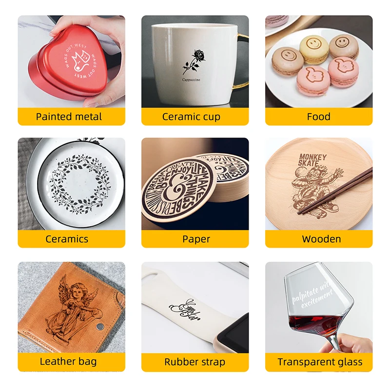 DAJA DJ6 Home-Use DIY Laser Engraver 3W Mini Logo Mark Printer Wood Cutter APP Control Portable Laser Engraving Machine Laser