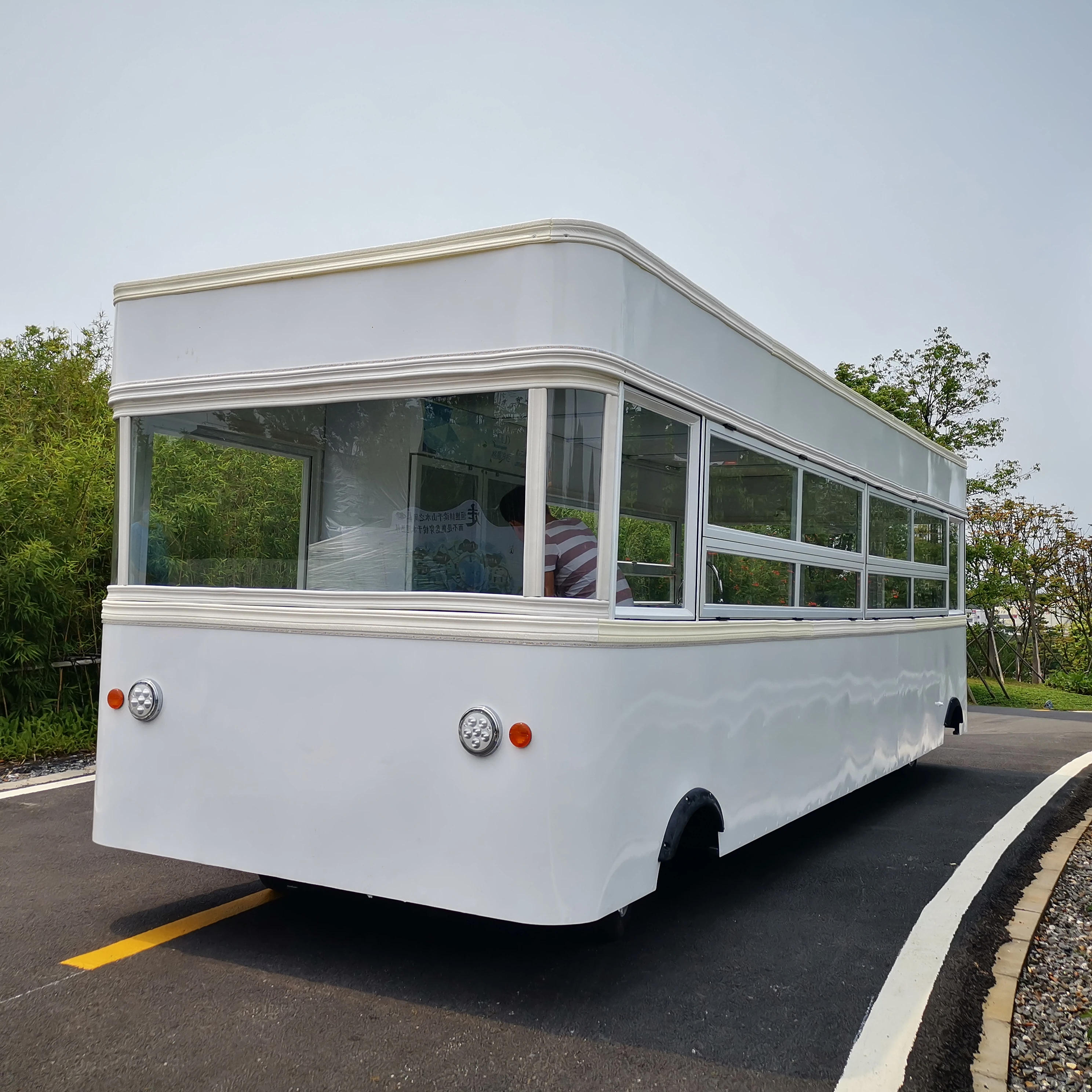 
Mobile electric dining car electric shop car for sale 