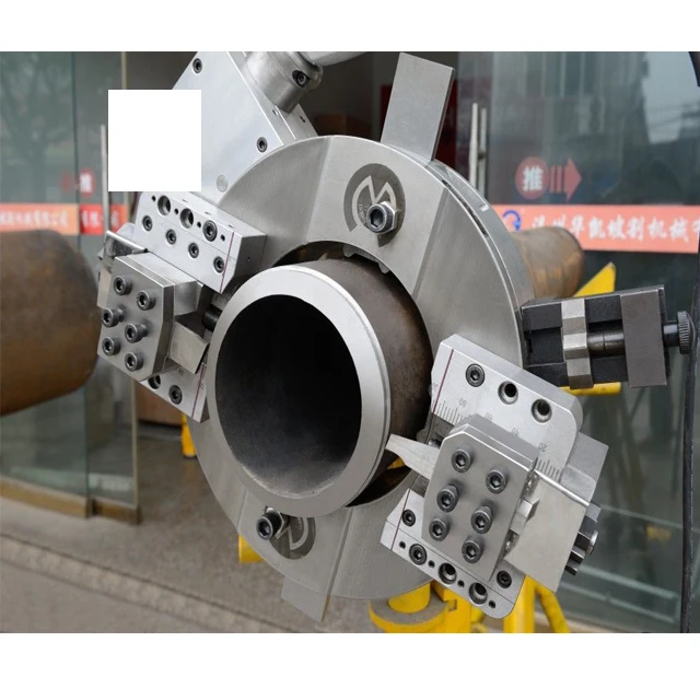 Clam shell Pipe Cutter Stainless Steel Pipe  End Cutting Beveling Machine
