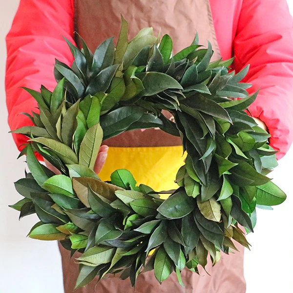 Amazons Wholesale Laurel Leaf Garland Cassia Preserved Flowers Cinnamon Wreath Wedding Easter Decorative Door Wreaths