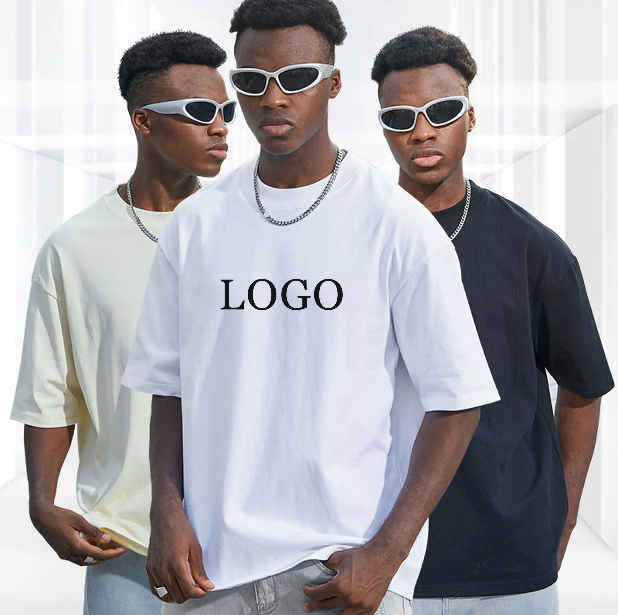 Custom Tshirt 100% Premium Pure Cotton Oversized Printing Classic Short Sleeved Tee Summer Casual High Quality Men T Shirts