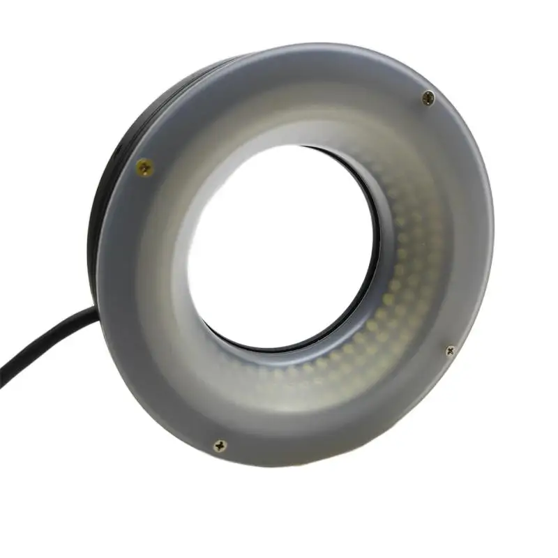 High Power Adjustable 107mm Inside Diameter LED Ring Shadowless Light Source for Machine Vision