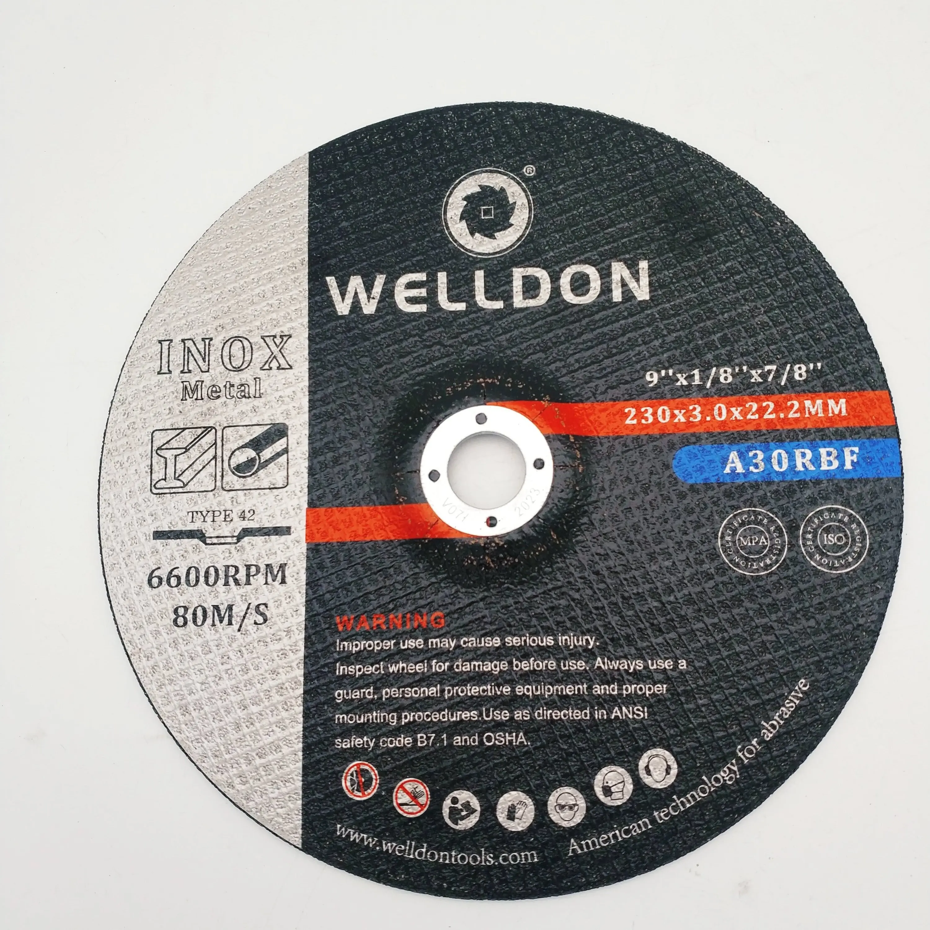 Welldon 9 Inch Cutting Disc Disks