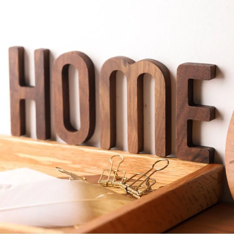 DIY wood alphabet  wood letters decorated letters wooden words