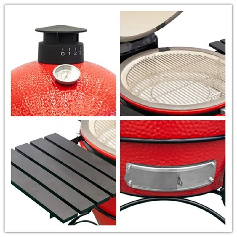 MCD  Factory  outdoor charcoal 24 inch large classic ceramic kamado bbq grill  bbq