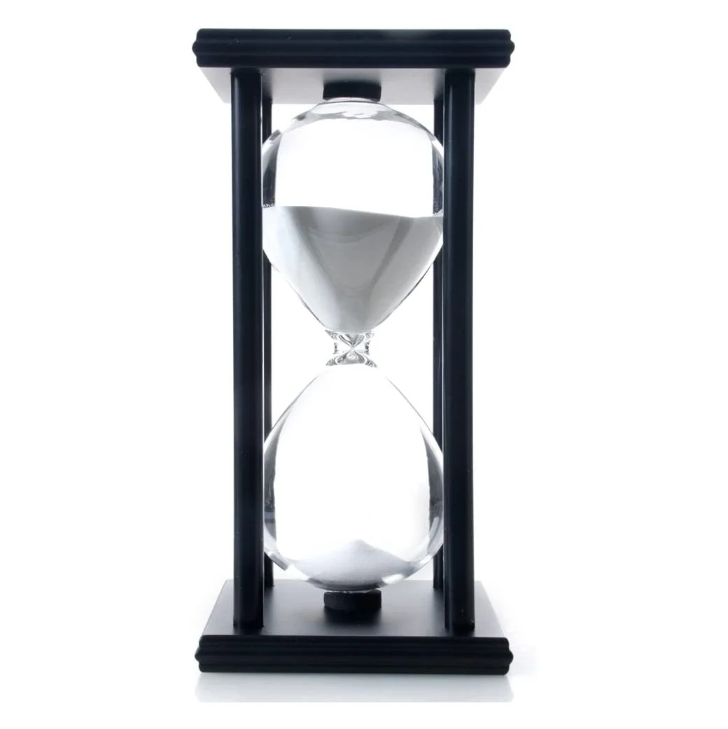 1/3/5/10/15/30 Minutes Clock Hourglass Sand Timer Home Classroom Decoration